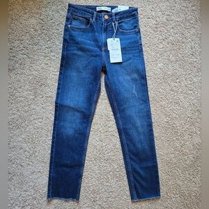 Zara Straight Leg Blue Jeans
